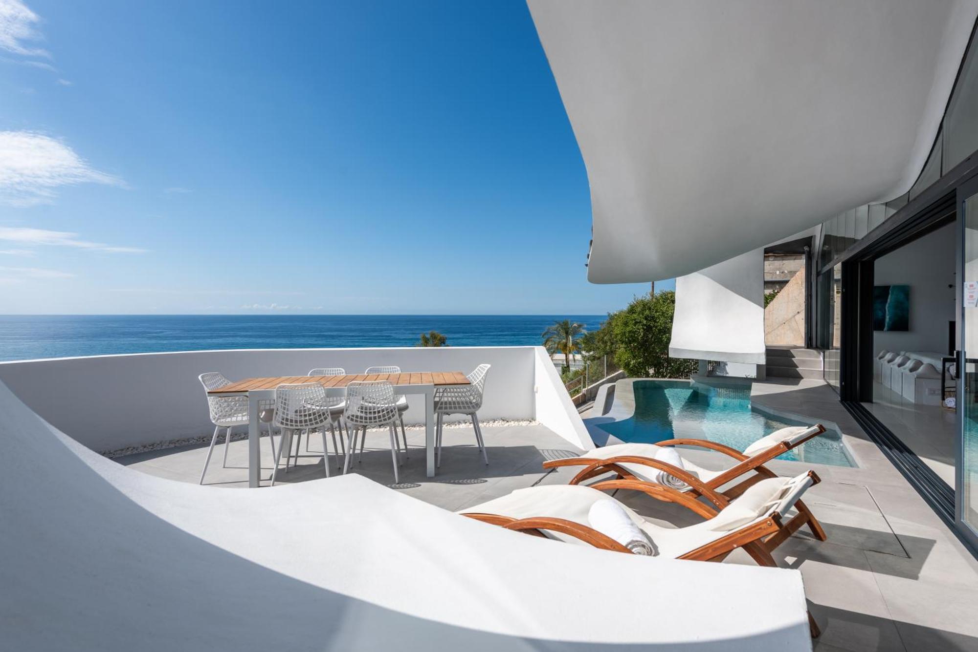 Rentitspain Casa Del Acantilado Piscina Climatizada Салобренья Екстер'єр фото