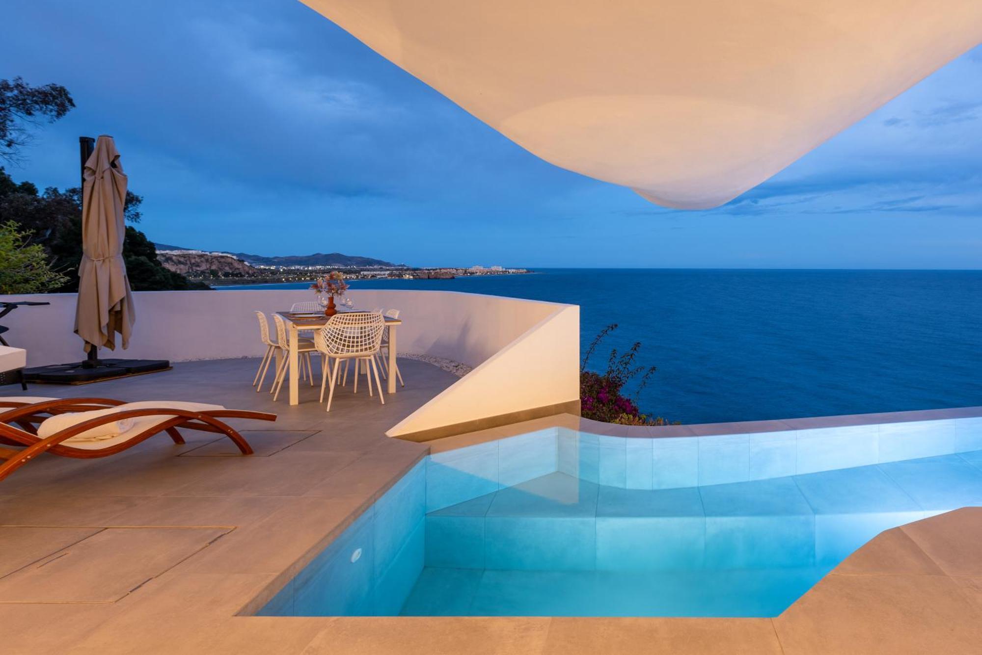 Rentitspain Casa Del Acantilado Piscina Climatizada Салобренья Екстер'єр фото