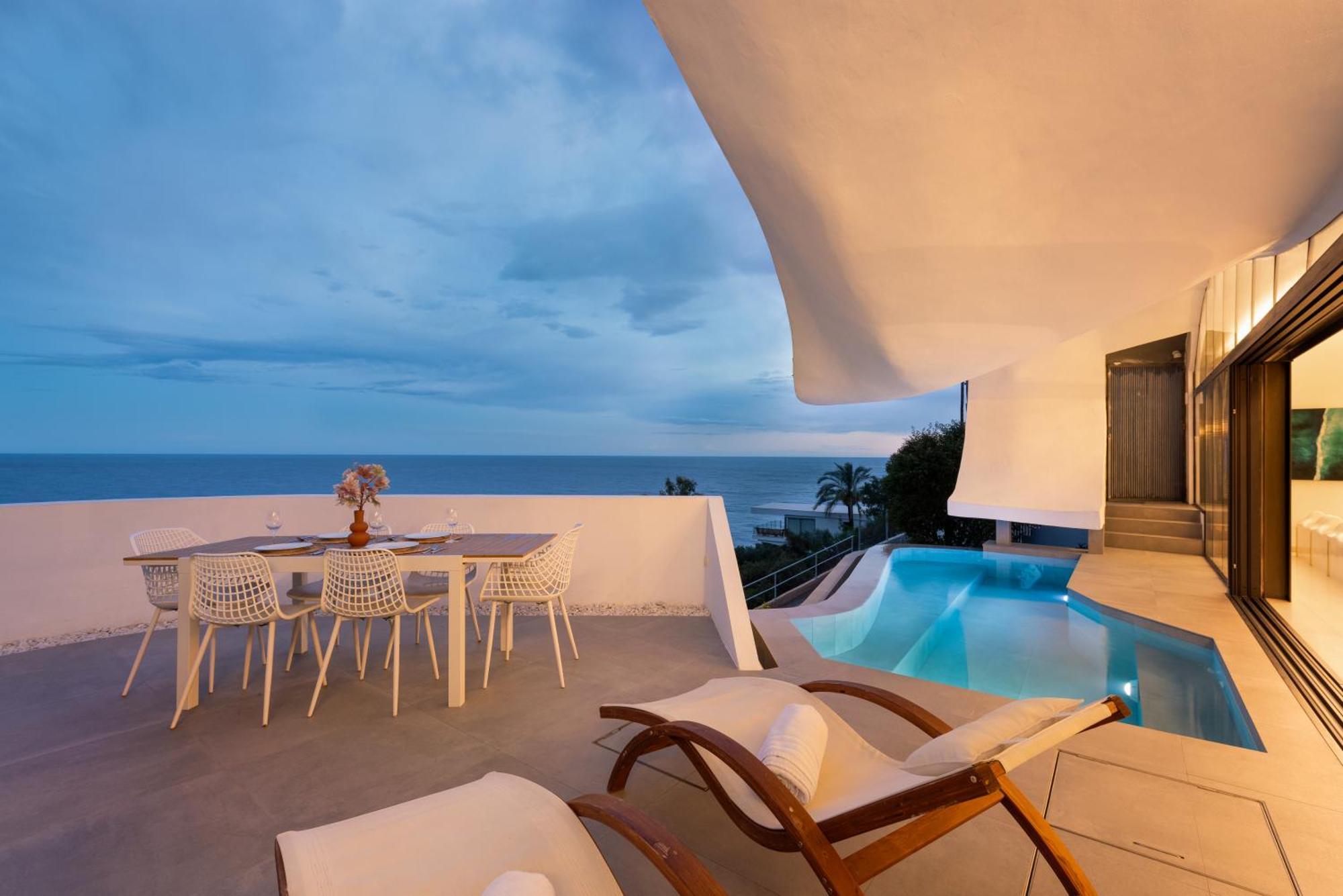 Rentitspain Casa Del Acantilado Piscina Climatizada Салобренья Екстер'єр фото
