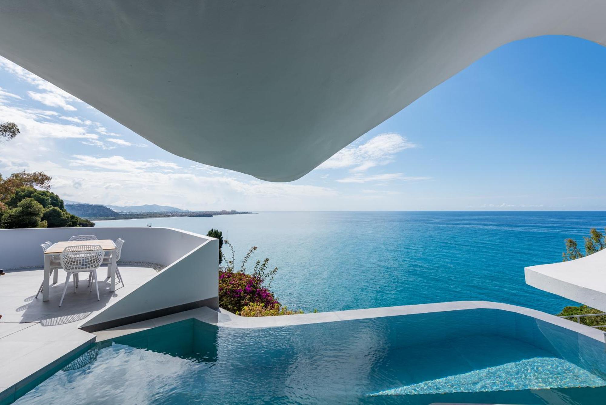 Rentitspain Casa Del Acantilado Piscina Climatizada Салобренья Екстер'єр фото
