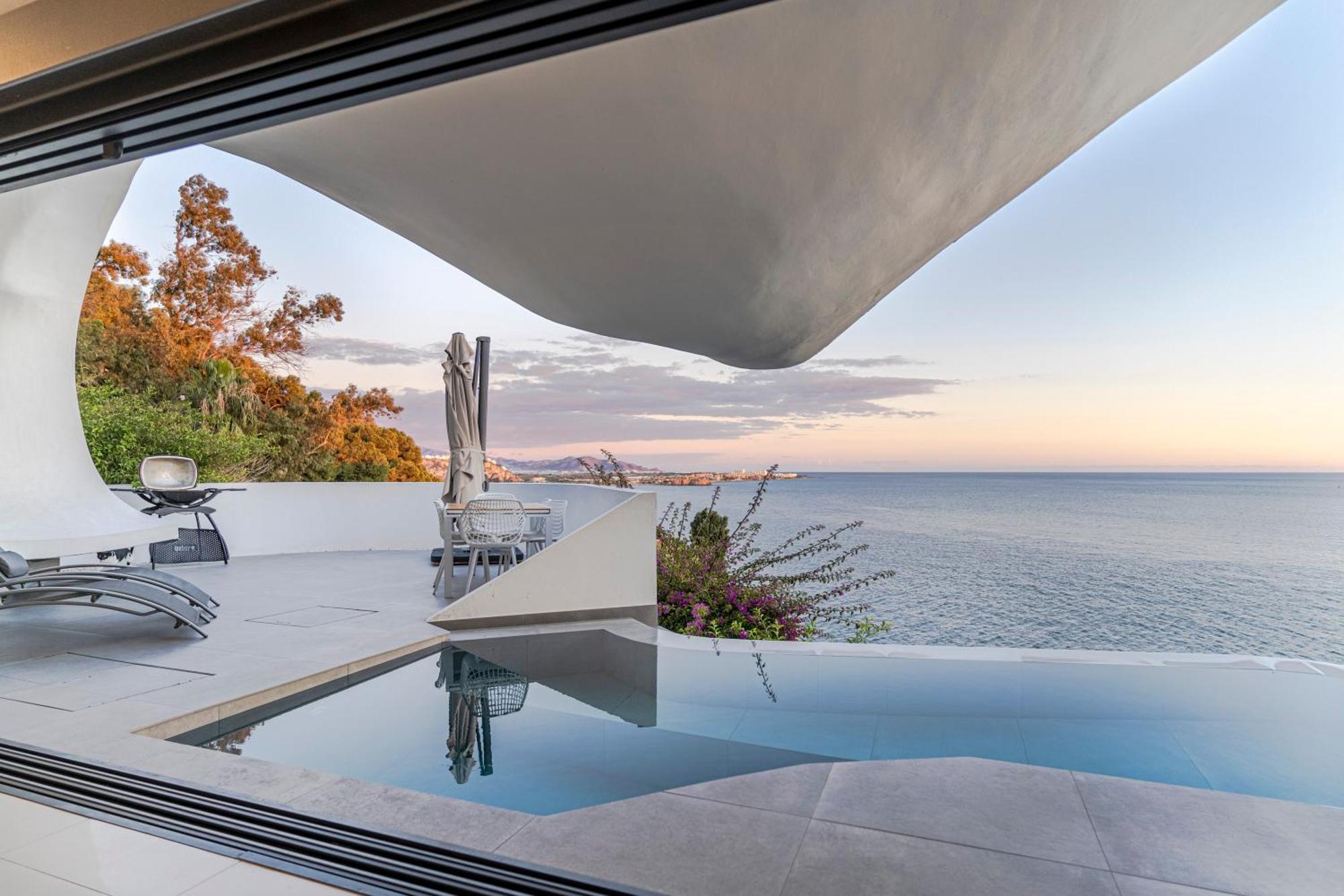 Rentitspain Casa Del Acantilado Piscina Climatizada Салобренья Екстер'єр фото